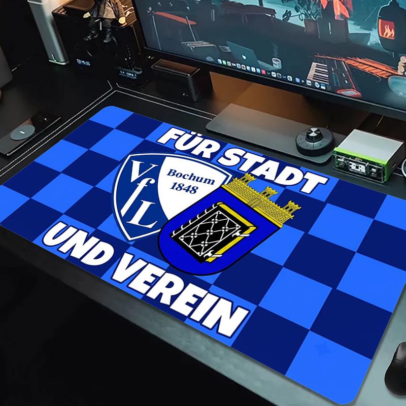 VfL Bochum 1848 Mouse Pad Large Gaming Table Cushion Non-slip Laptop Tablet Big Mousepad XXL Mat Mini PC Playmat With Lock edge_xia