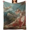 Diana and Endymion Oil Painting by Jean-Honoré Fragonard Throw Blanket Loose Picnic Hairys Soft Beds Blankets