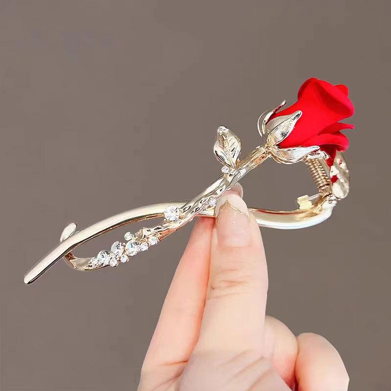 11cm Trendy Tassel Metal Hair Claw Clip - Women's Elegant Updo Hair Accessory