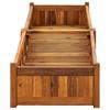 Garden Raised Bed Acacia Wood 200 x 50 x 25 cm