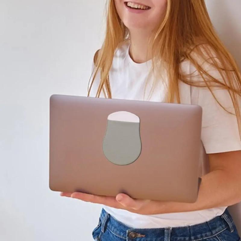 Ultra Thin Mouse Holder Laptop Mouse Bag Protector Self-adhesive Residue Free Universal Portable Mouse Storage Case