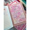 40PC Japanese Style Ancient Character Polka Dot Large Patchwork Collage Base INS Note Handbook Note Ancient Early Sticker Gift