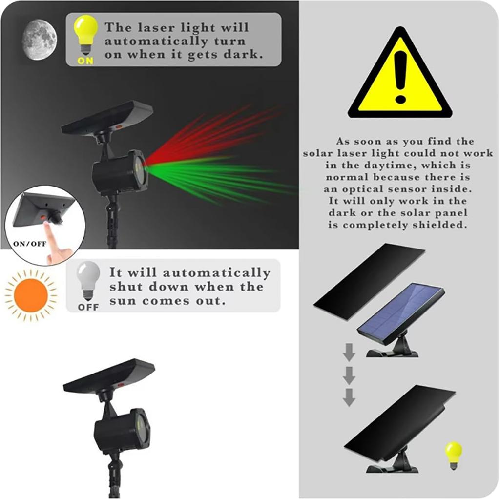 Outdoor IP65 Waterproof Projector, Decorative Projector Light, LED Christmas Light, Outdoor Light, Decorative Lighting, Garden Light