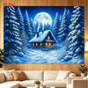 1Pc Cozy Under Full Tapestry Wall Hanging, Decorative Fabric Poster for Bedroom, Living Room, Dorm & Home Decor