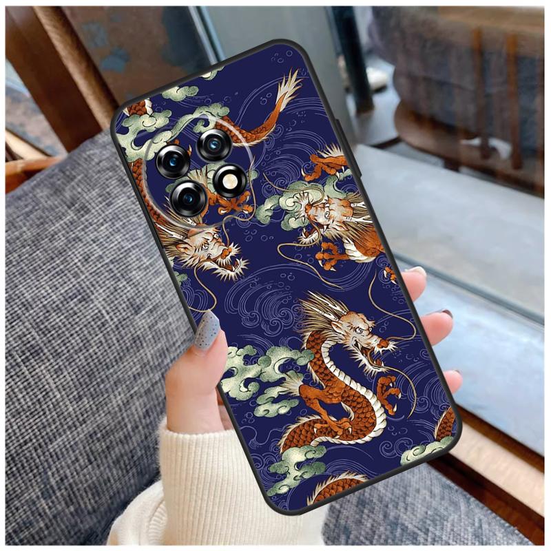 DRAGON TATTOO JAPANESE Case For OnePlus 13 15 13R 13T 12 12R 11 9 10 Pro 10T 8T Nord 5 CE 2 3 4 Lite N20 N30 Coque