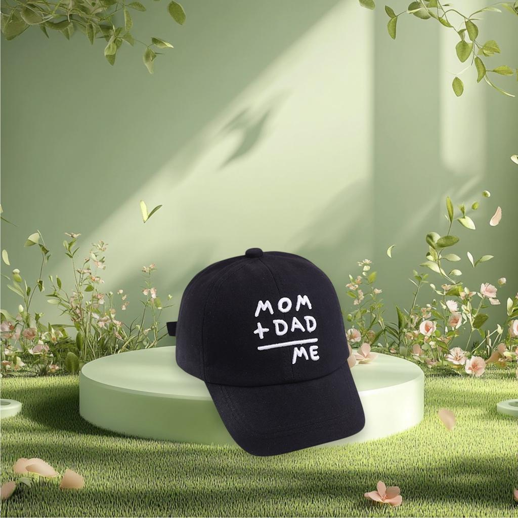 Baby-Baseballkappe mit Buchstabenstickerei für Kleinkinder, Outdoor-Reise-Sonnenhut