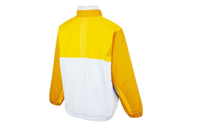 Adidas Jackets Men's Yellow Stand Collar Moderate Other H39327