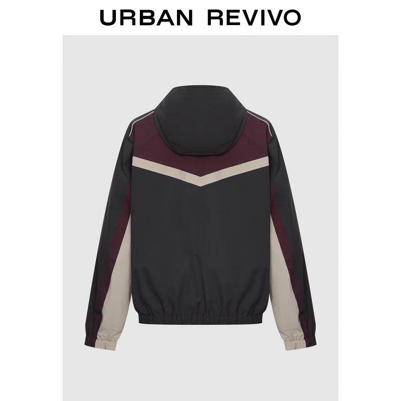 

UR Men s Hooded Color-block Zipper Jacket M
