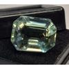 Certified Natural Green Sapphire Emerald Cut 11-13 Ct Fabulous Loose Gemstone