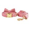 Pet Leash Dog Collar Large Medium Small Dog Neck Ring Pink Swan Dog Collar Dog Chain