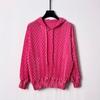 Miyake Style Hooded Pleated Sweatshirt: 2026 Spring Slimming Long Sleeve Pullover for Women