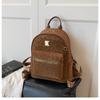 Schoolbag Korean autumn and winter essential leopard print backpack large capacity commuter casual versatile backpack school bag Lulu backpack