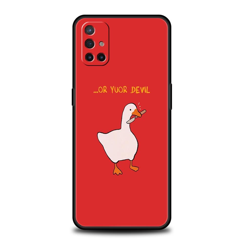 

Мультяшный Милый Гусь Утка Игра Для OnePlus 10 Pro 9 8T 8 Nord N10 7 7T 9R Чехол Для Телефона Для 1+ Nord 2T CE 2 N100 N200 Z 5G Мягкий Чехол OnePlus 7T