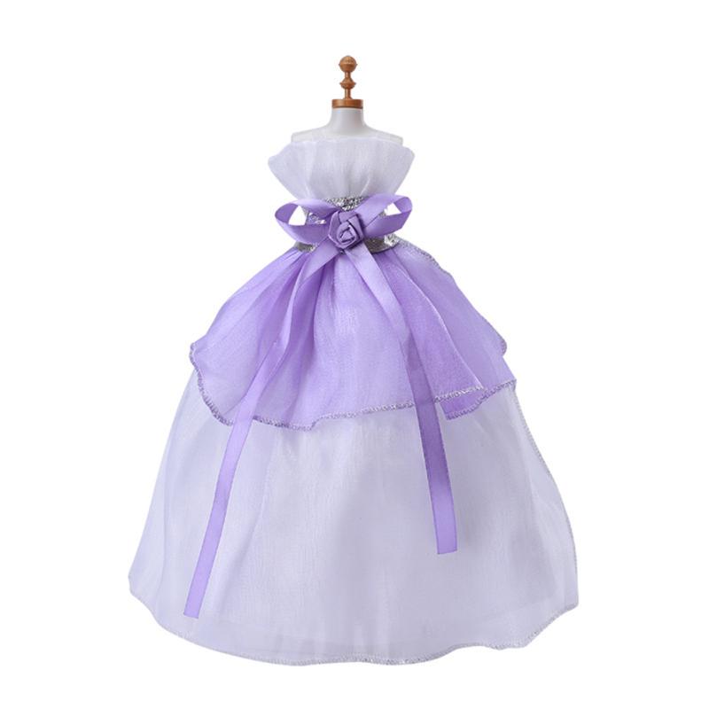 1 Set Of Handmade Fashion Princess  Dresses Clothes For Dolls With A Height Of 30cm (without Dolls)