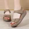 2024 Women Summer Platform Sandals Women Slipper Ladies Wedges Shoes Open Toe Thick Bottom Ladies Casual Flats Beach Shoes