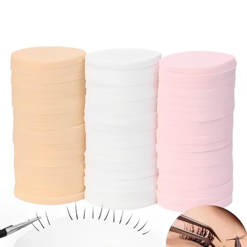 50/10pcs Soft Reusable Eyelash Extension Pads Lash Lifting Training Sponge for Beginners False Eyelashes Practice Makeup Tools