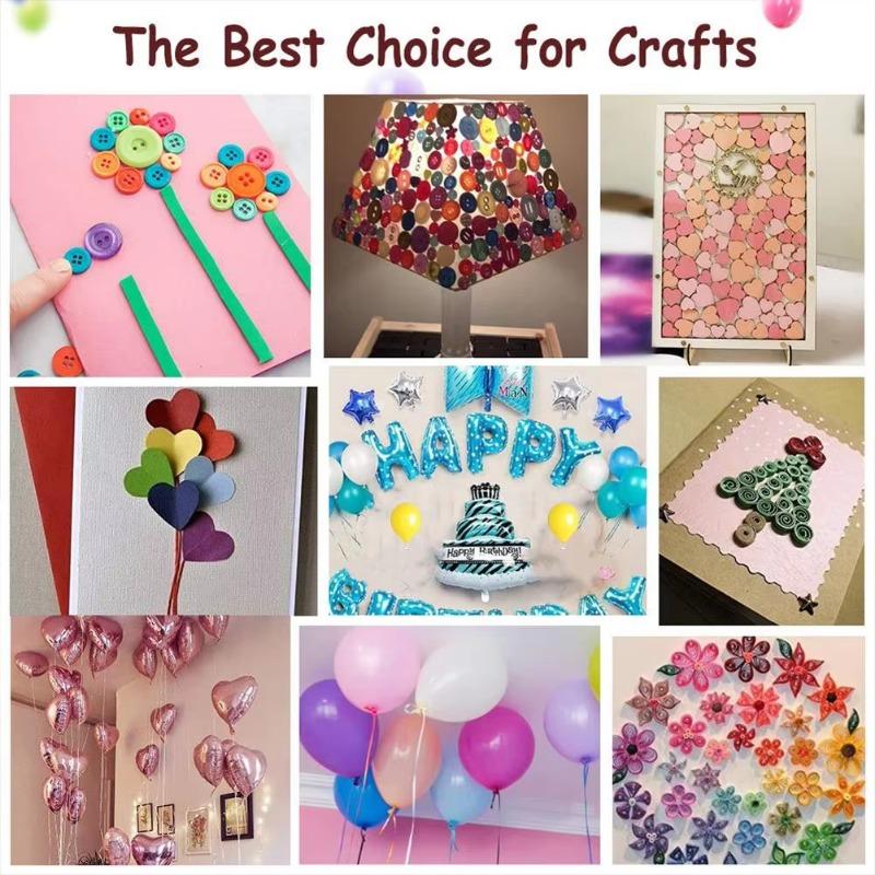 1 Roll 100pcs Double-sided transparent balloon adhesive party scene decoration props can be used for diy wedding birthday party