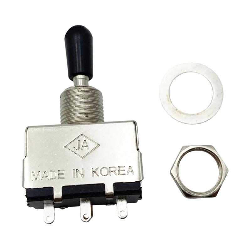 Guitar Toggle Switches with 3 Tone Setting Stable Performances Simple Setup Metal and ABS Texture Suitable for Musicians