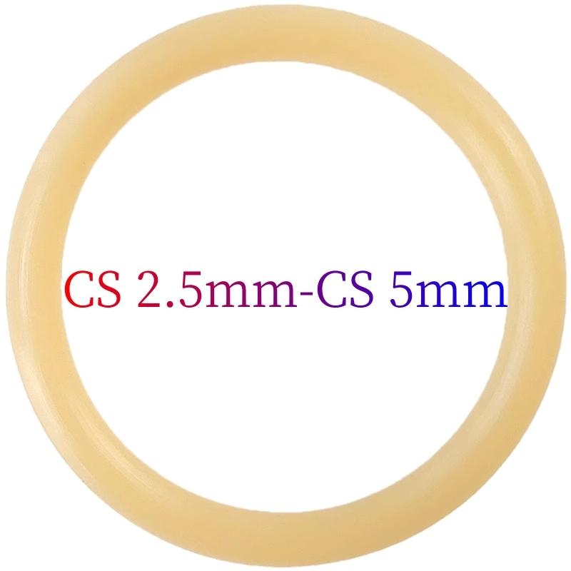 10pcs Polyurethane O-Rings,CS 2.5 - CS 5mm,High-Pressure,Wear-Resistant Hydraulic & Pneumatic Seals for Industrial Durability Original color