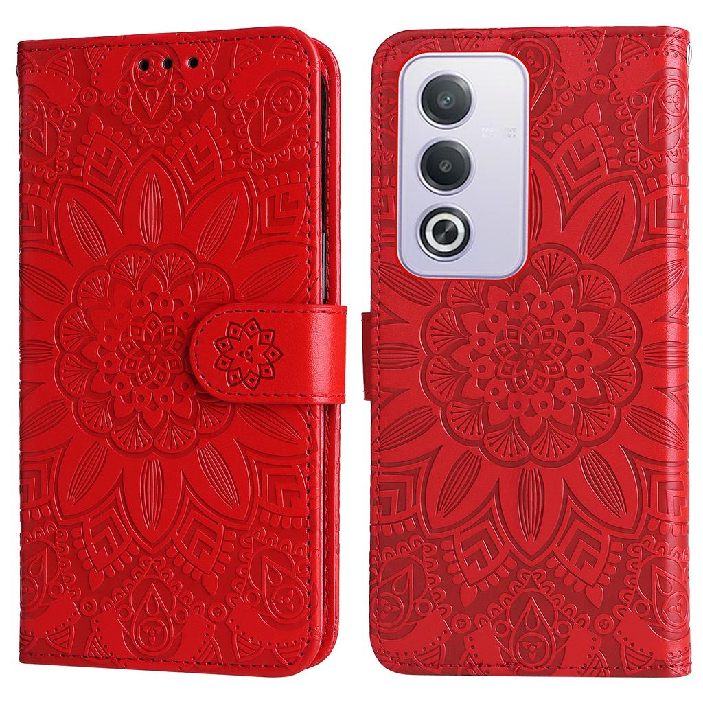 For Oppo A3 Pro (Global) 5G/(India) 5G Case Sunflower Imprint Leather Wallet Phone Cover