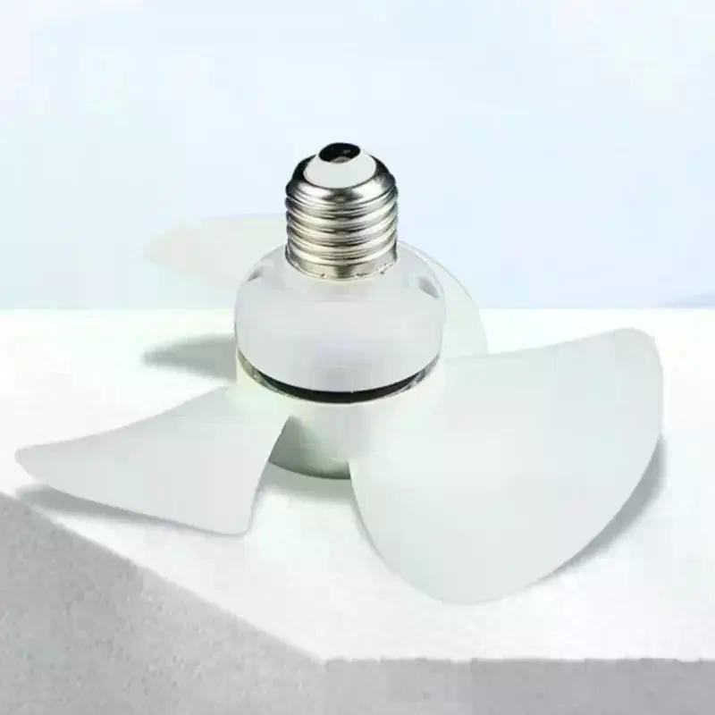 5W Small Cooling Fan E27 Screw Home Ceiling Fan Desktop Electric Fan for Kitchen Bedroom Dormitory Living Room Study,Table Fans