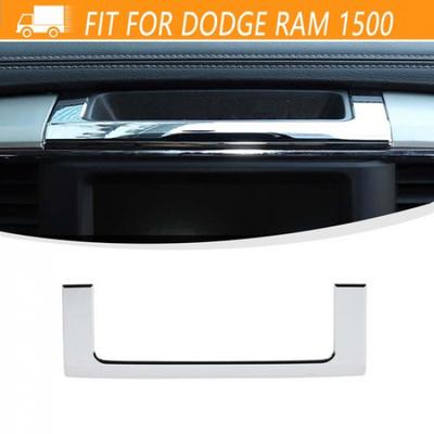 Chrome Center Console Storage Box Cover Trim Frame For Dodge RAM 1500 10-17