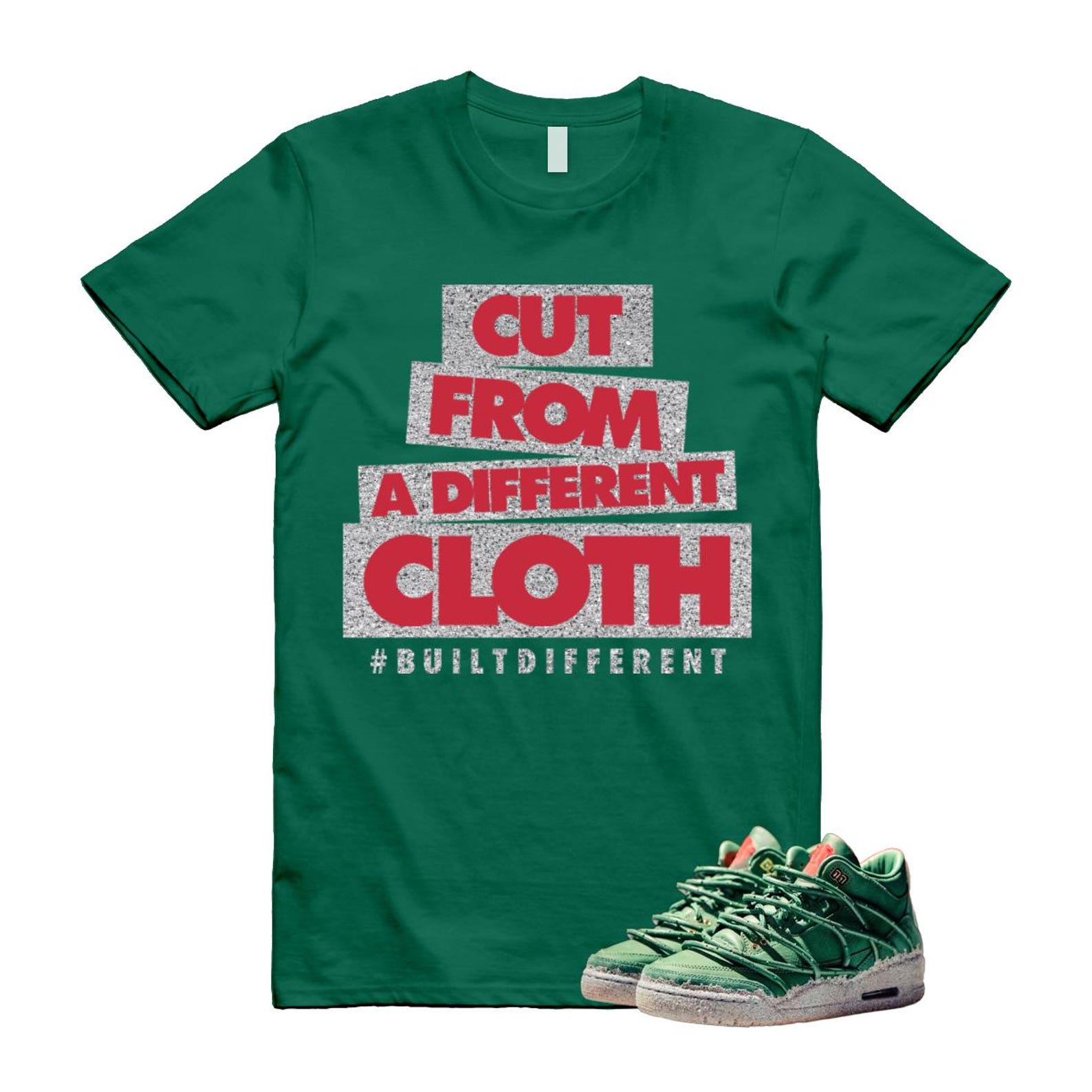 3 Concrete Rose Fir Green Red Cement Grey T Shirt Match CLOTH 3XL