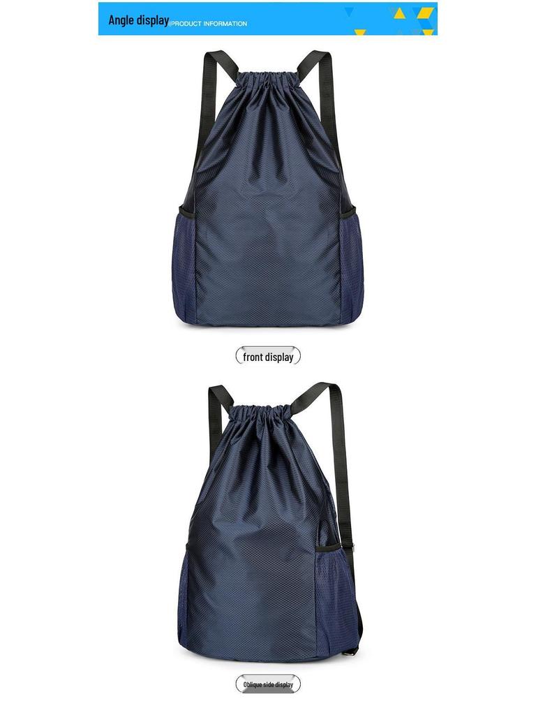 2025 Large Capacity Unisex Drawstring Backpack for Travel and Gym