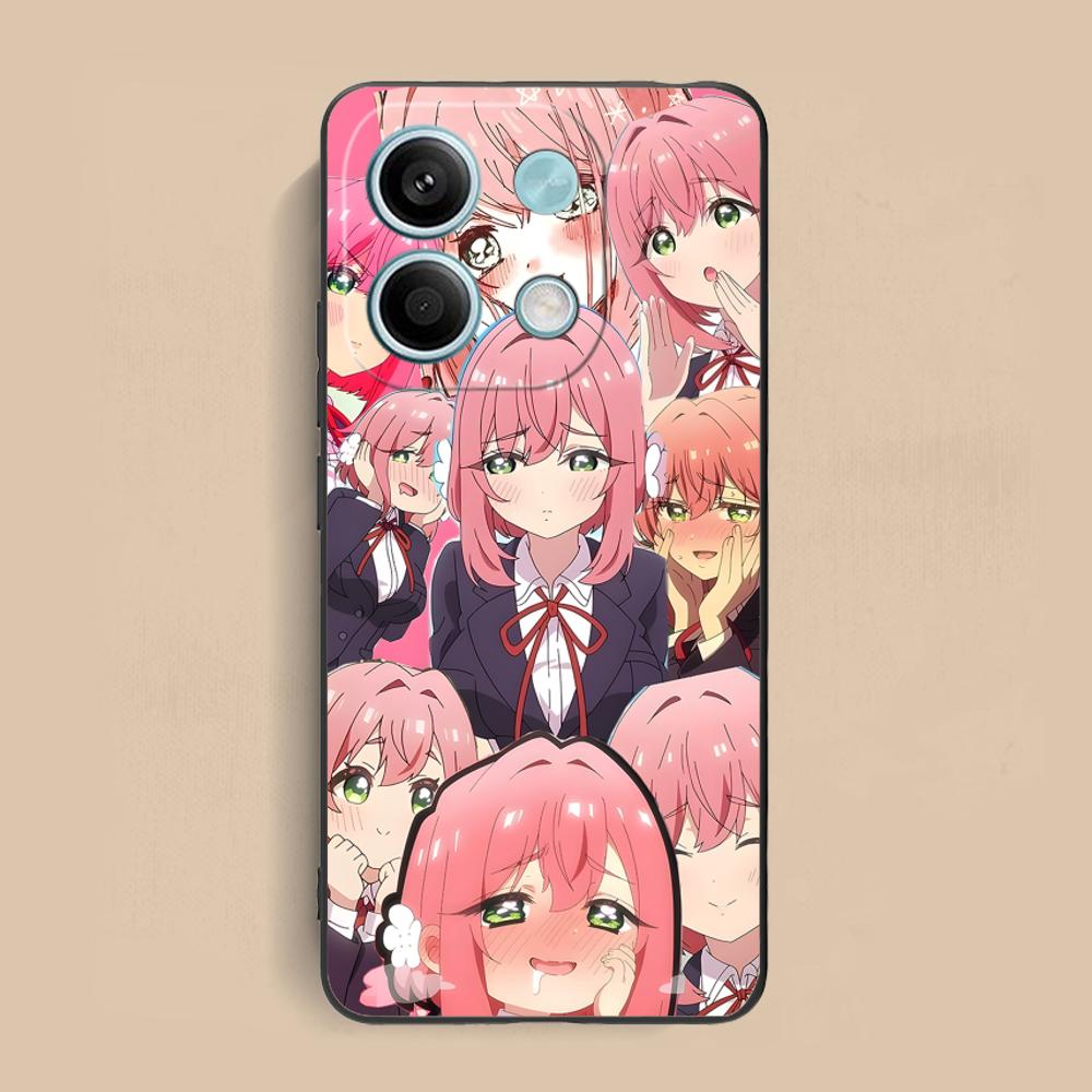 Anime Hakari Hanazono Matte TPU Mobile Phone Case for Xiaomi Redmi Note 14 13 12 11 S Pro Plus 4G 5G Colorful Printing Cover