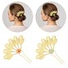 Unique Irregular Shape Hair Accessory Elegant Hairpin Fashion Hairpieces Alloy Hair Ornament for Daily and Prom Wear