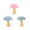 Ceramic Mushroom Window Stand, Fun Decoration for Theme Party