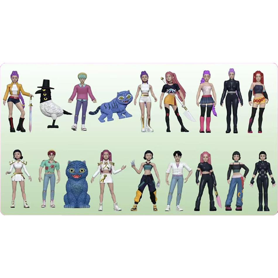 Anime Demon Hunters kör kutu Demon Hunters Rumi Mira Zoey Kaplan Oyuncak Masa Dekorasyonu Heykelcik Süs Çocuk Noel Hediyeleri