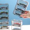 Car Toys  Transparent Dustproof Carro Model Collection Display Combinable Shell Acrylic Storage Box For Boys Gift