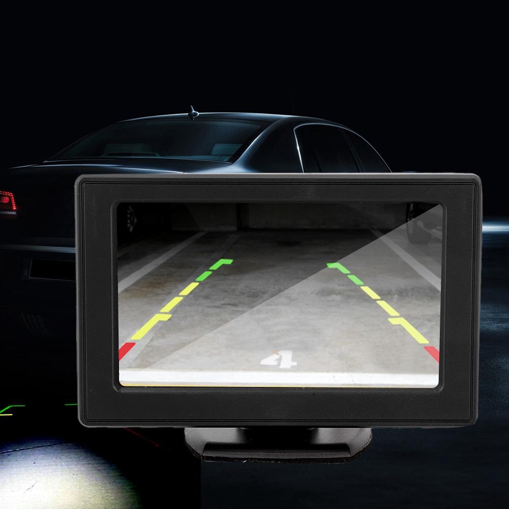 4.3in 3W TFT LCD Screen Car Rearview 2Way AV Input HD Monitor for DVD Reverse Camera