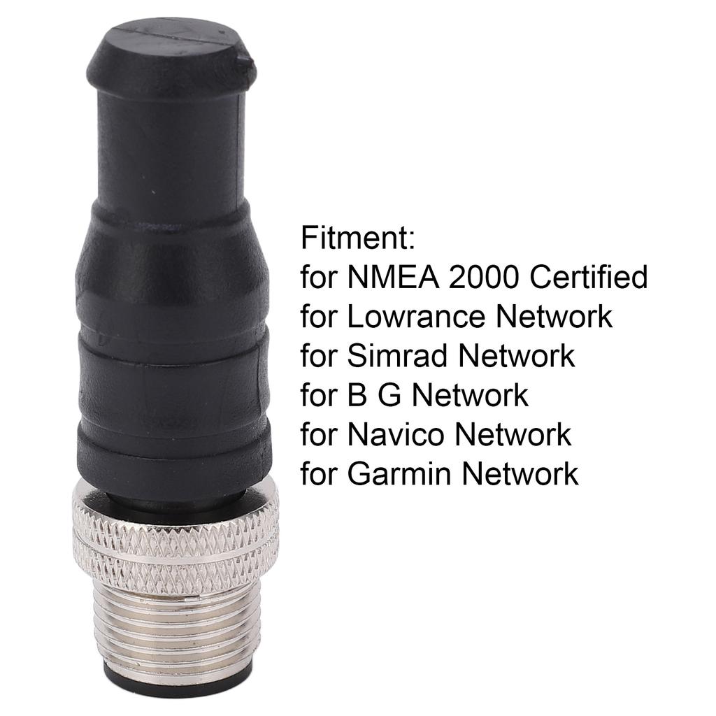 For NMEA 2000 N2K Male Termination Resistor M12 5 Pin IP67 Waterproof for Garmin Networks