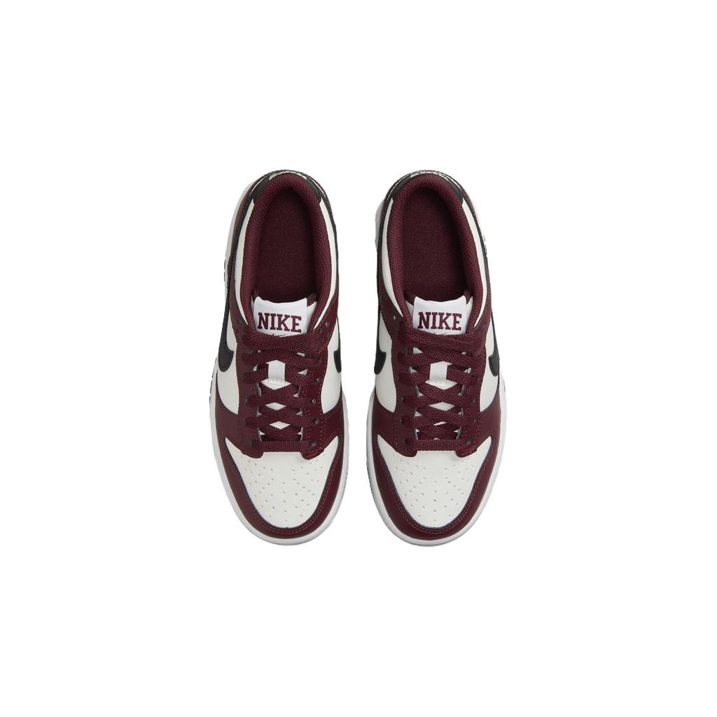 Nike Dunk Low GS Dark Team Red Kids Sneakers Black Summit-White White FZ4352-600