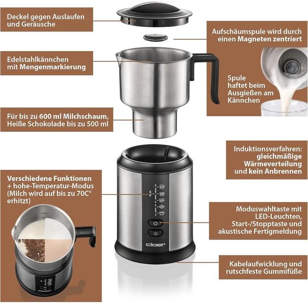 Вспениватель молока Cloer 7789 elektrischer