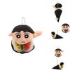 Adorable Cartoon Crayon Shin-chan Plush Keychain Toy Sushi Roll Shin-chan
