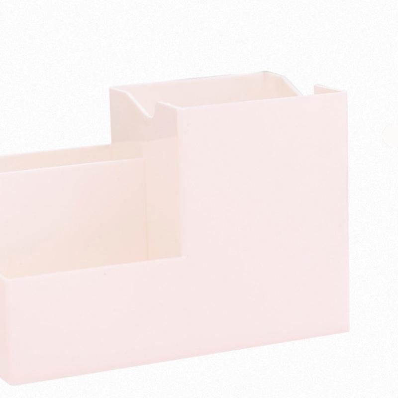 1Pc Morandi Color Simple Storage Box INS Style Student Multi-functional Desktop Stationery Pen Holder Women Cosmetic Organizer