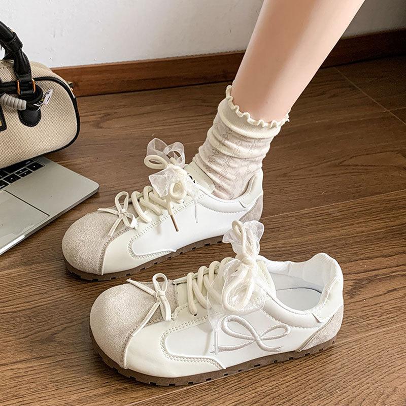 Ugly Cute Ballet Puff Board Shoes Women's Moral Training Spring and Summer New Chic Niche Versatile Student Sports