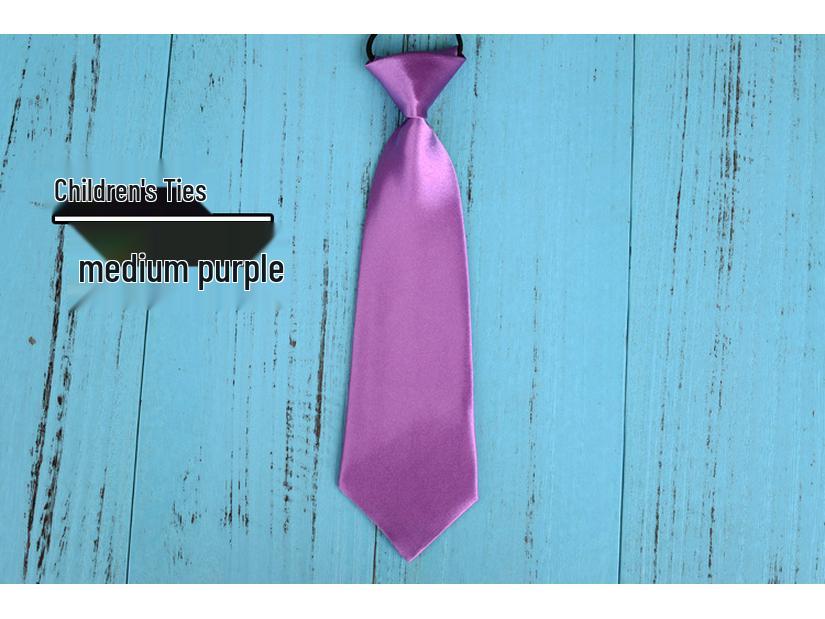 Barne slips uten stryk i svart for gutter og jenter - Skoleuniform og sceneklær