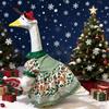 Christmas Goose Costume Porch Decoration Outdoor Yard Festive White Outfit