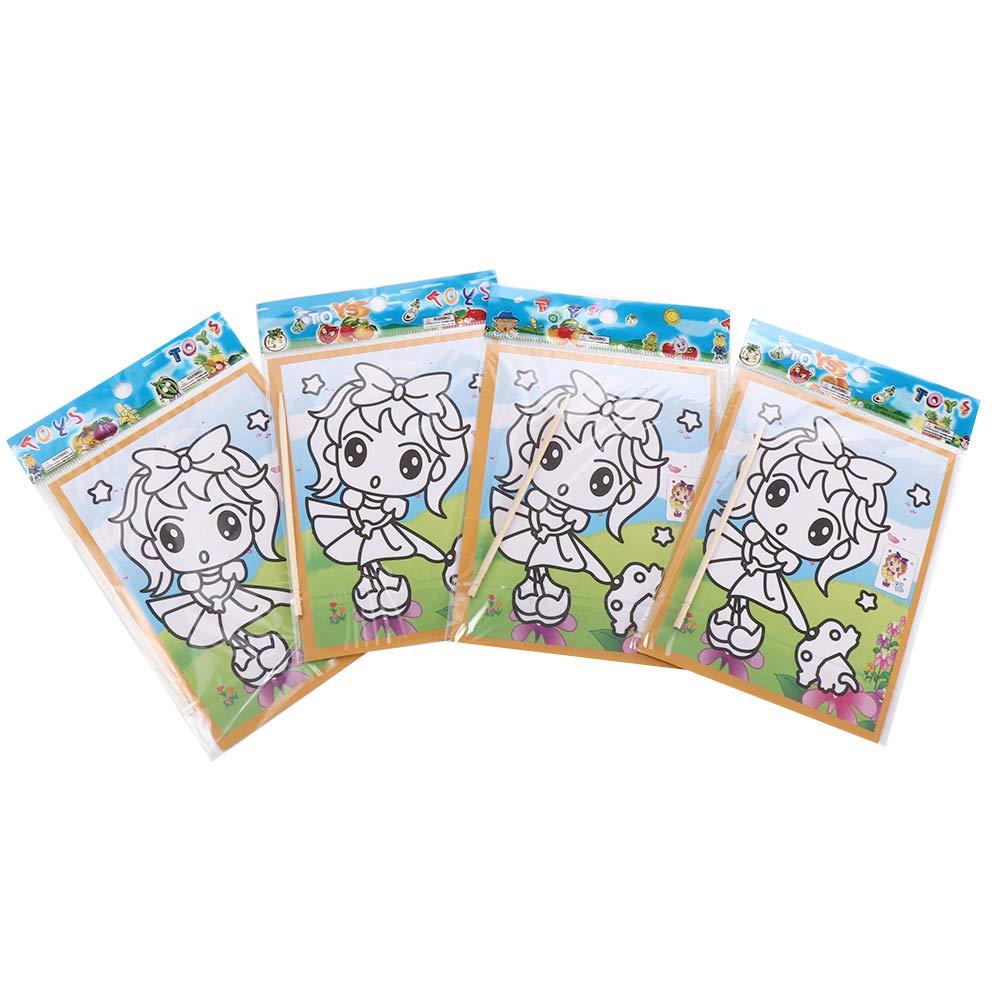 Toy Art Child Painting Drawing Board Magic Scratch Colored Scratch Paper Magic Doodle Board