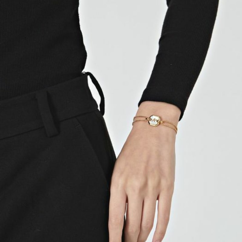 Gaman W MOP Bird Bracelet