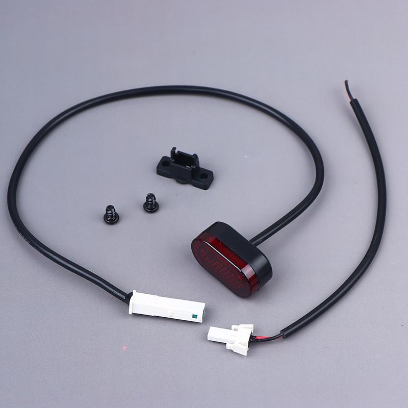 Taillight Safety Warning Brake Stoplight Flashing Light For Xiaomi M365/Pro Electric Scooter Rear Tail Light Cable Buckle Parts