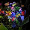 LED Solar Butterfly Flower Light