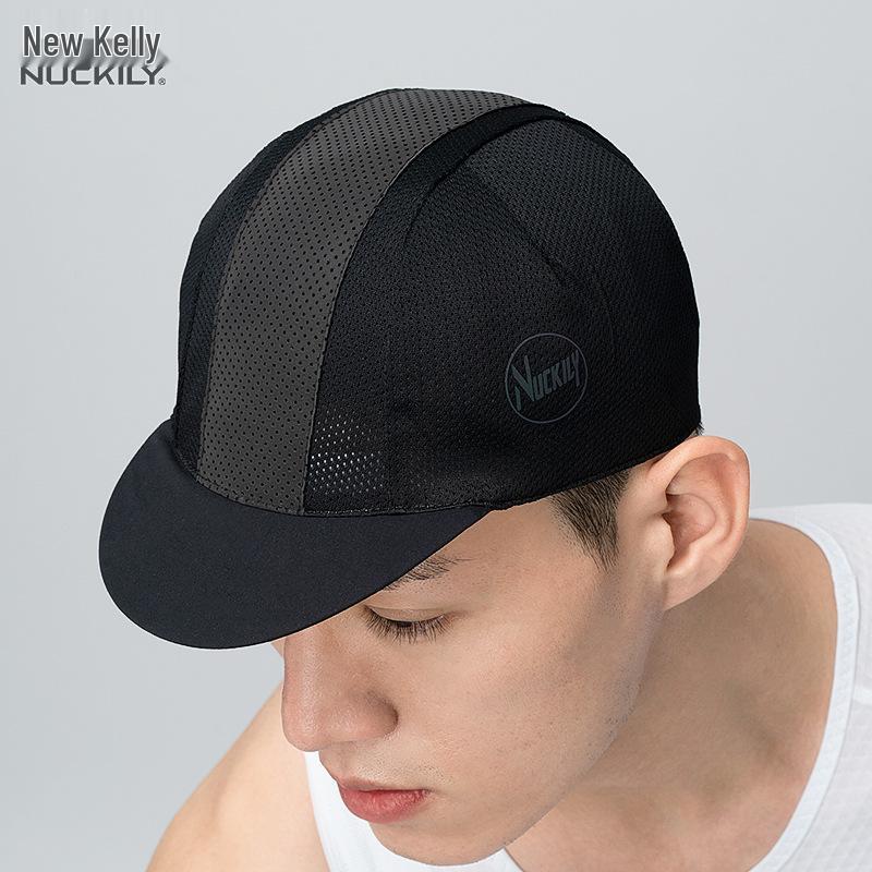 

NUCKILY Breathable Quick-Dry Cycling Skull Cap for Men & Women - Helmet Liner for Road Bike & Summer Sports One Size