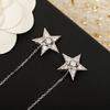 Hot Brand Vintage Diamond Comet Necklace Luxury Body Jewelry For Women Designer Pure 925 Sterling Silver Lady Party Waist Chain