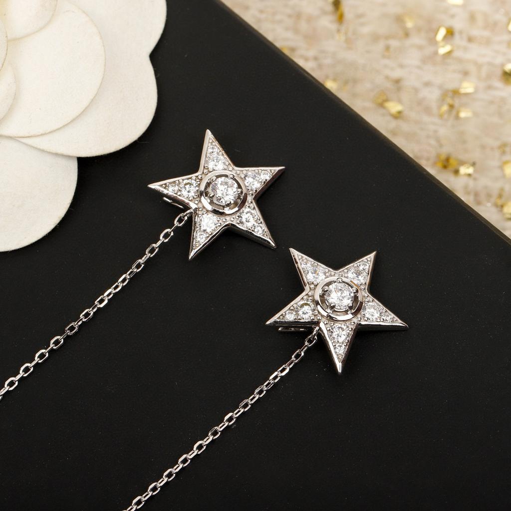 Hot Brand Vintage Diamond Comet Necklace Luxury Body Jewelry For Women Designer Pure 925 Sterling Silver Lady Party Waist Chain