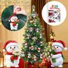 2025 Snowman Advent Calendar for Kids 24-Day Christmas Countdown Box with Acrylic Ornaments Multifunctional Holiday Decoration